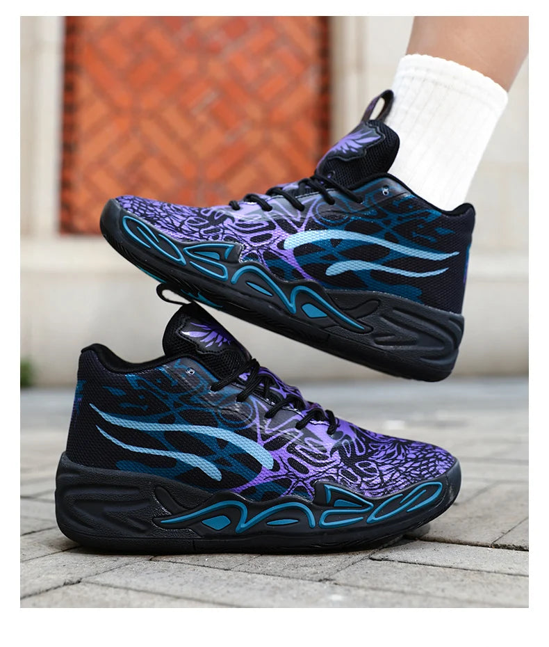739 High Quality Mens Basketball Sneakers Breathable Cushioning Training Sports Shoes Youth Gym ForMotion Basketball Shoes 35-45