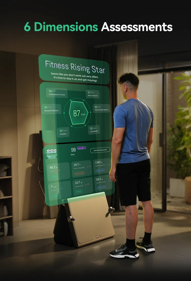 Luxury Smart Digital Gym Mirror for Home & Yacht Touch Screen & WiFi Feature Smart Beauty Mirror