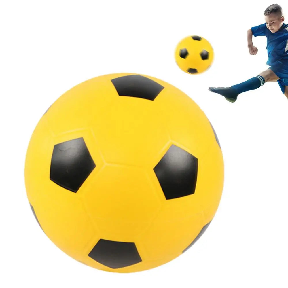 Silent Soccer Ball High Density Soft Soccer Ball Indoor Silent Ball No Noise Bouncing Ball Quiet Training Ball For Home Practice
