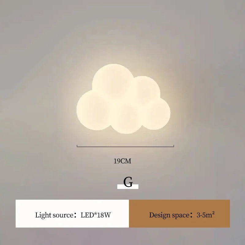 Modern Cute Cartoon LED Wall Lamps Art Creative Animals Balloons Lights for Chidren's Bedroom Living Room Home Decor Chandeliers