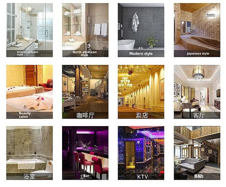 Mirror Round Mirror Wall-mounted Smart Bathroom Mirror LED Touch Screen High Definition Anti-fog Luminous Wall-mounted