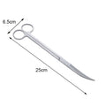 Aquarium Scissor Tools Fish Tank Tweezer Plants Wave Scissors Grass Stainless Cleaning Tools Storage Holder Aquarium Accessories