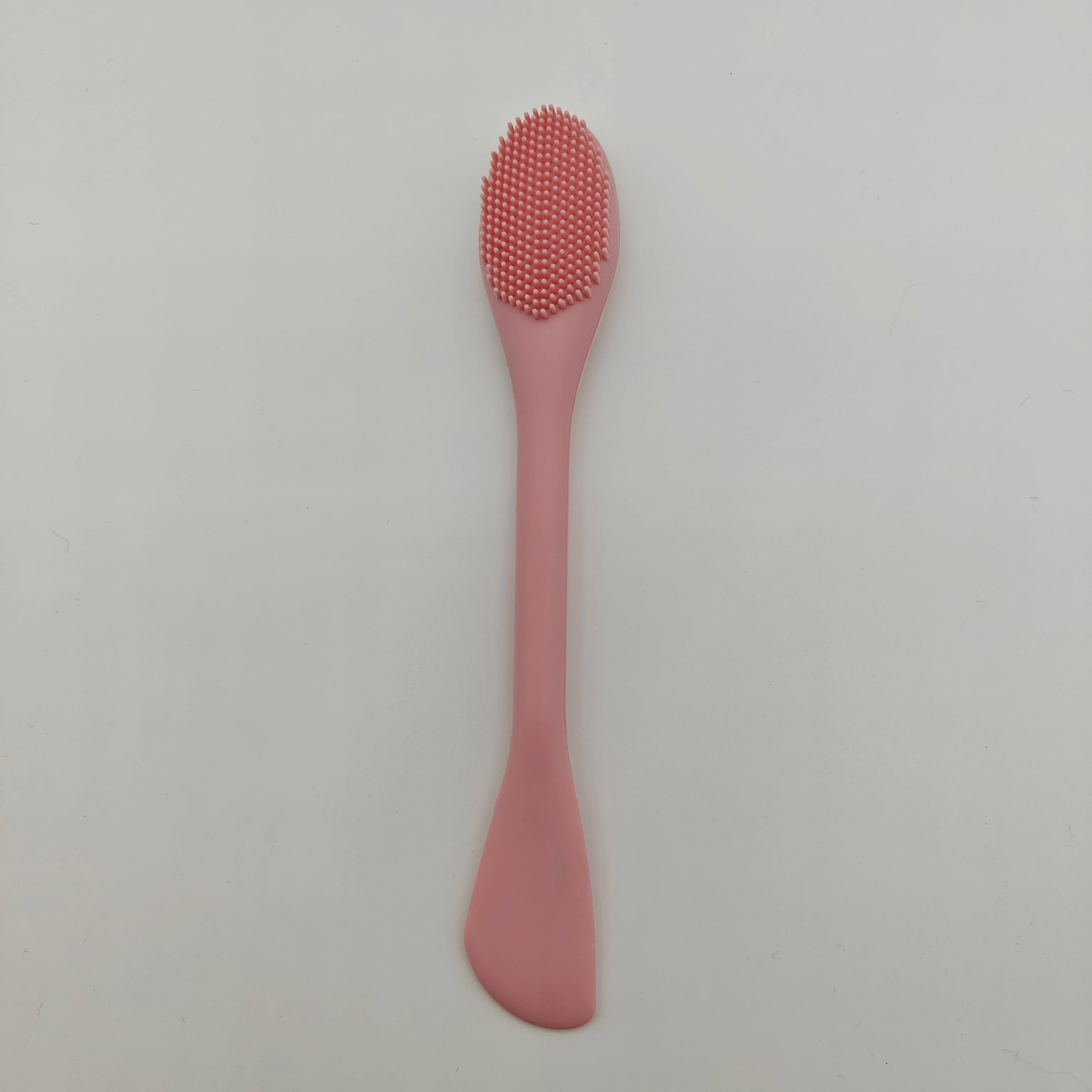 Double Head Facial Mask Brush Silicone Applicator Spoon Spatula Stirring Stick Women Skin Face Cleansing Care Home Makeup Tools