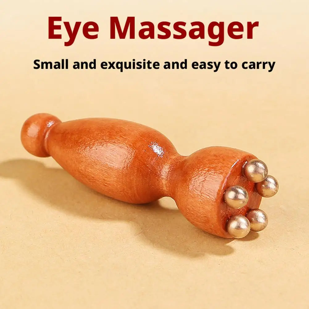 Facial massager tool Lotus Seedpod Shape Massager Sandalwood Face Eye Massage Tools Gua Sha Face Skin Care Massage Sticks