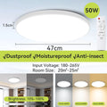 Smart Led Ceiling Light 30W 40W 50W Dimmable Modern Led Ceiling Lamps with Remote Control Led Lights for Room Living Room