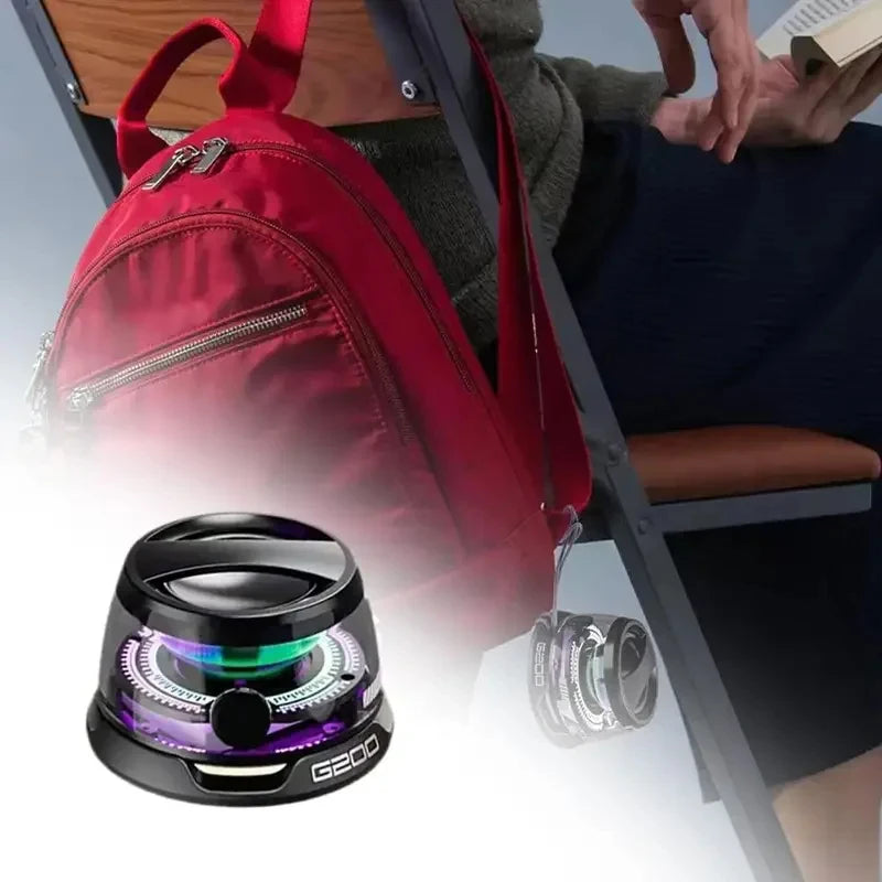 Portable Bluetooth Speaker G200 RGB Lighting Magnetic Speaker BT5.3 Mini Sound Box 7 Hours Playback Phone Holder