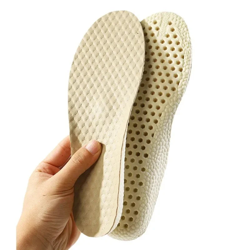 1Pair Memory Foam Insoles for Basketball Sports Shoes Shock Absorption Non-Slip Soft Shoe Sole Comfortable Foot Support