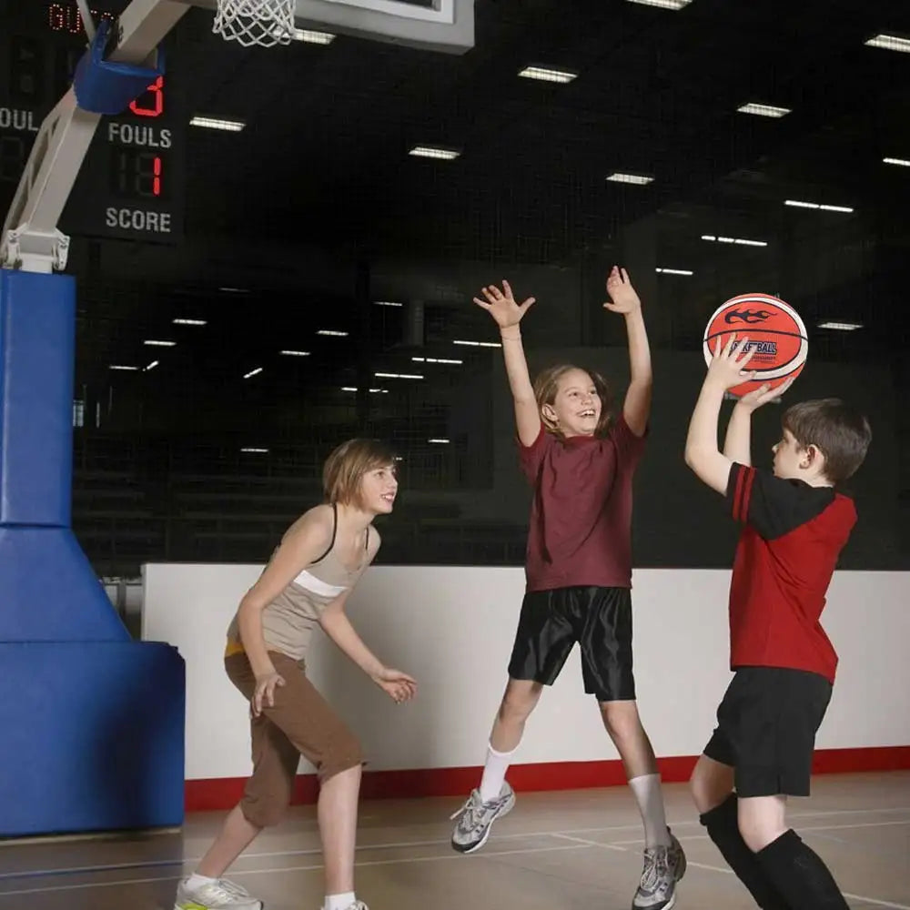 18cm/21cm/24cm Silent Bouncing Basketball High Elasticity Removable Zippered Indoor Training Quiet Ball High Density Foam