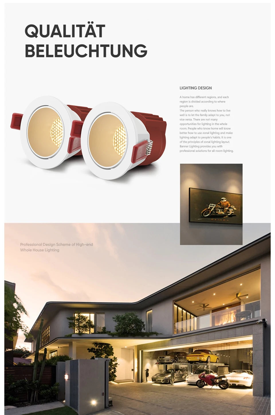 Anti-glare LED Recessed Downlights Dimmable 7W 12W 15W LED Ceiling Spotlight Single Downlight 220V Indoor Lighting Fixture