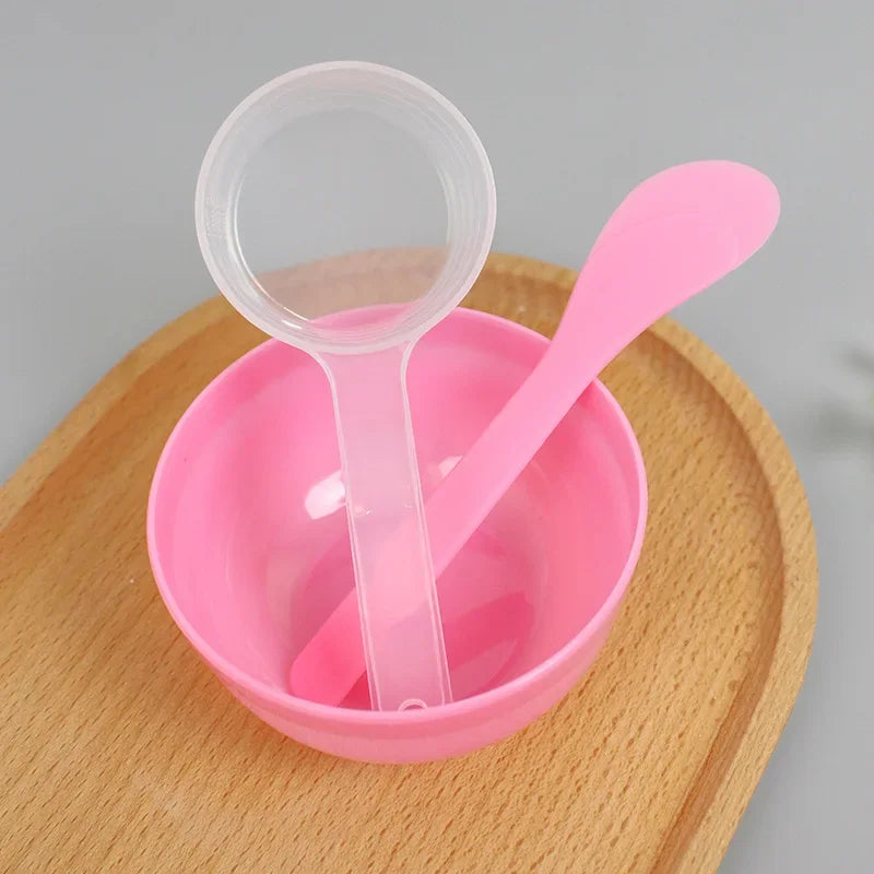 DIY Beauty Tools Skin Care Mask Brush 3pcs/set Facial Brush Mask Bowl Spoon Set Mixing Tools Mixing Beauty Cosmetic Tools