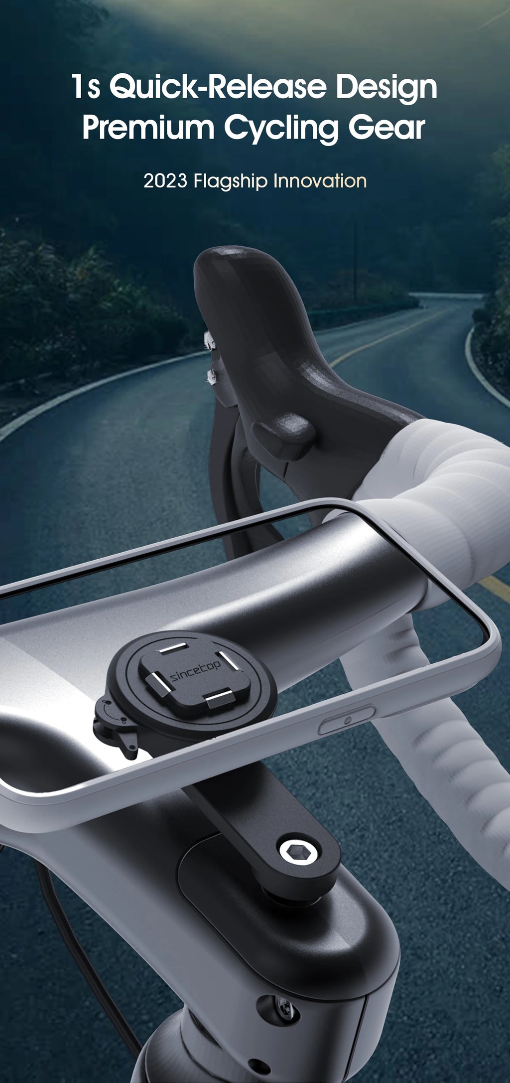 Aluminium phone holder For Bicycle accesories.bike /Motorcycle accessories Stand for cell phone For iphone 15 promax/xiaomi