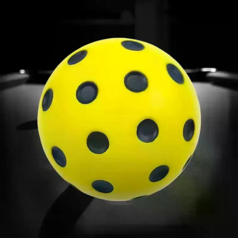1PC PU Foam Silent Ball for Indoor Pickleball Activities with High Bounce Resistance, Non-Disturbing.