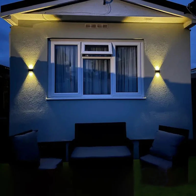 Solar LED Light, Outdoor Waterproof Wall Lamp, Dusk to Dawn Fence Lighting for Summer Garden Yard Porch Walkway Camping Home Dec