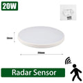 Motion Sensor Ceiling Light Radar Sensor LED Light Smart Lamp 220V/110V For Corridor Entrance Human Motion Ceiling Lamp Panel