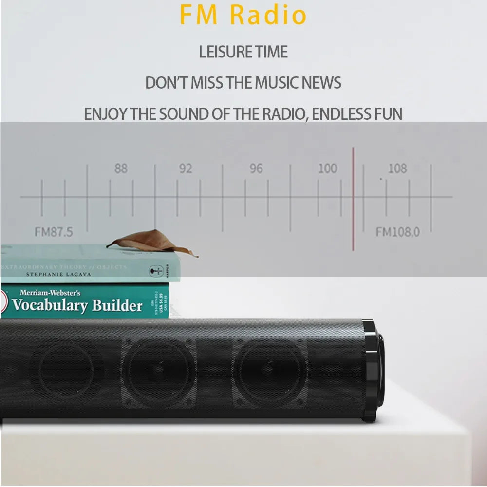Wireless Bluetooth Sound Bar Speaker System Super Power Sound Speaker Wired Wireless Surround Stereo Home Theater TV Projector
