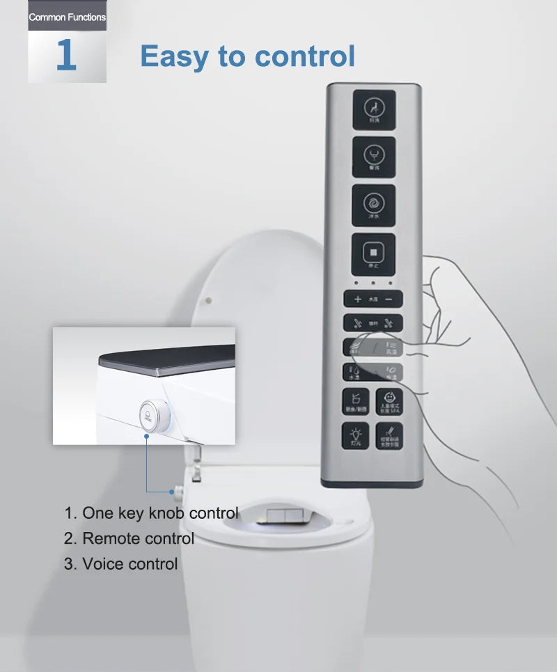 Bathroom New Design Smart Toilet Cleaning Automatic Intelligent Toilet Smart Toilet Floor Mounting