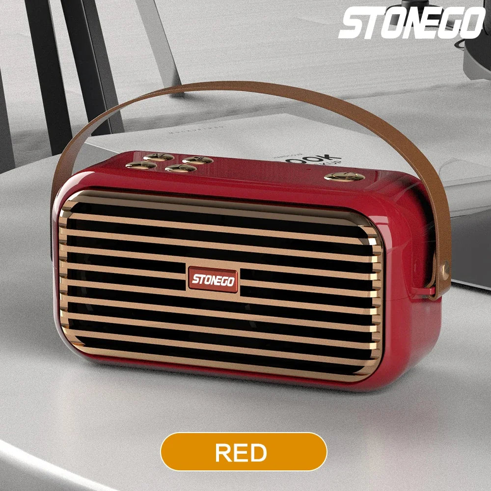 Wireless Bluetooth Speaker with Stereo Sound Extended Bass TWS Bluetooth 5 0 TF Card USB AUX Audio Input