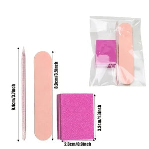 60/30/15Pcs Disposable Nail Cleaning and Care Kit,Mini Nail Filing Stick,Portable File Nail Accessories,Nail Supplies