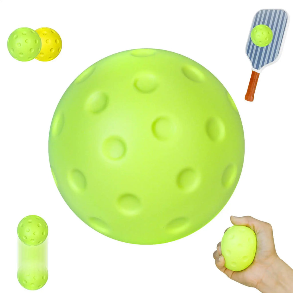 Quiet Foam Hollow Pickleballs For Indoor Outdoor Practice Pickleball Balls Bounce Silent Pickleball Practice Ball Low Noise