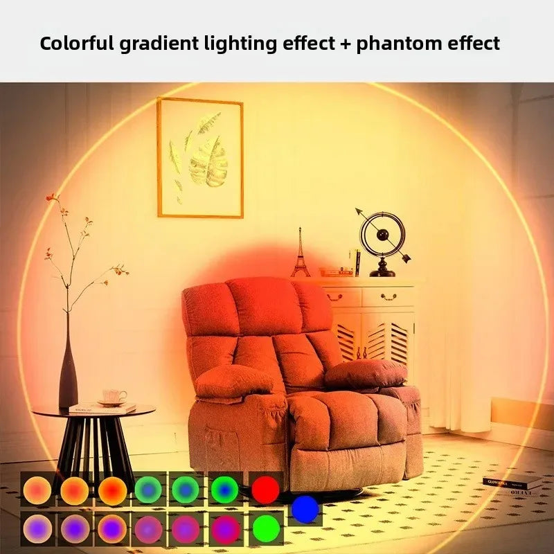 Smart, RGB, dual, head, motion, sensor, wall, lamp, charging, magnetic, night, light, spotlight, bedroom, closet, garden, room,