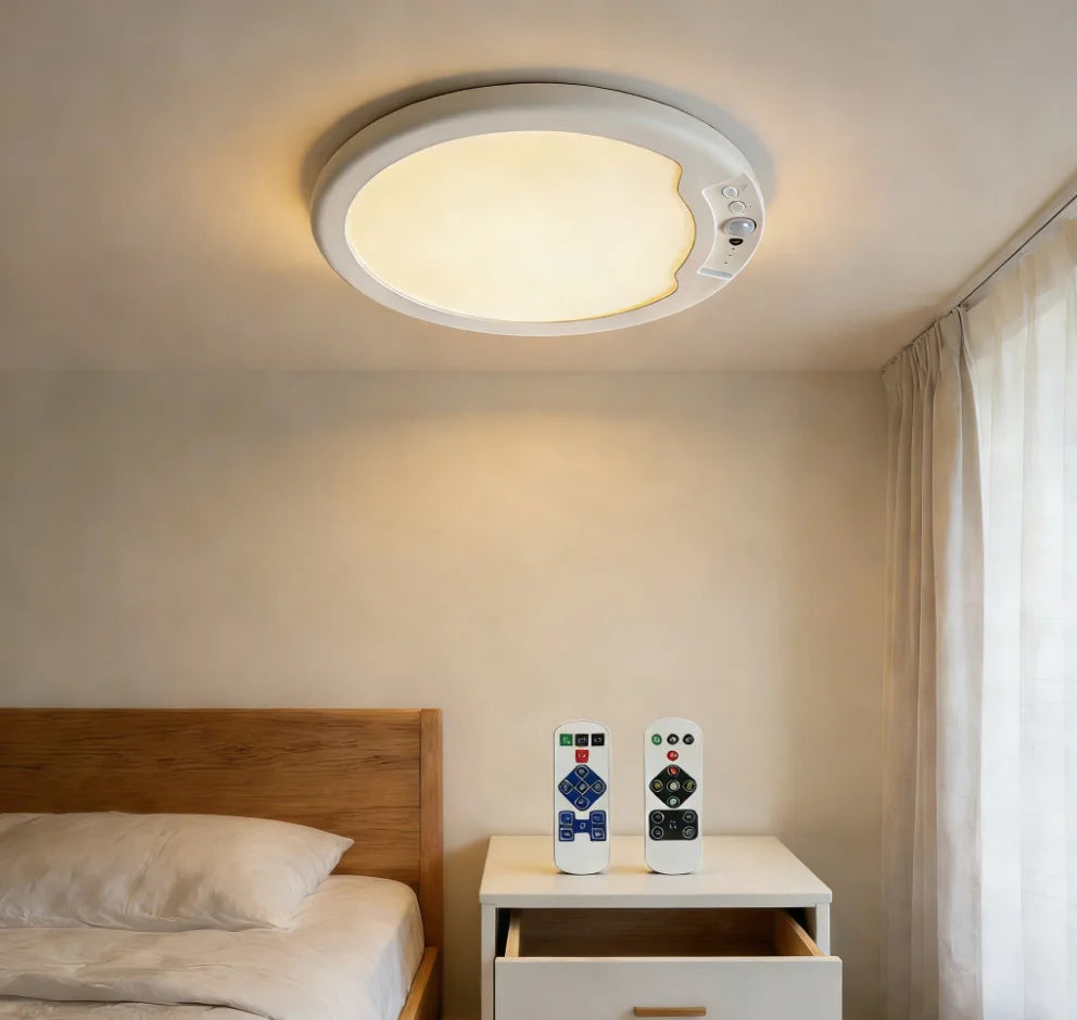 Motion Sensor Rechargeable LED Ceiling Light Round Wireless Security Light for Hallway Stairs Corridor Indoor Home Entryway
