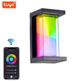 Smart WiFi LED Wall Lamp Indoor outdoor with Alexa Remote Control  RGBCW Wall Light for House Porch Front Door