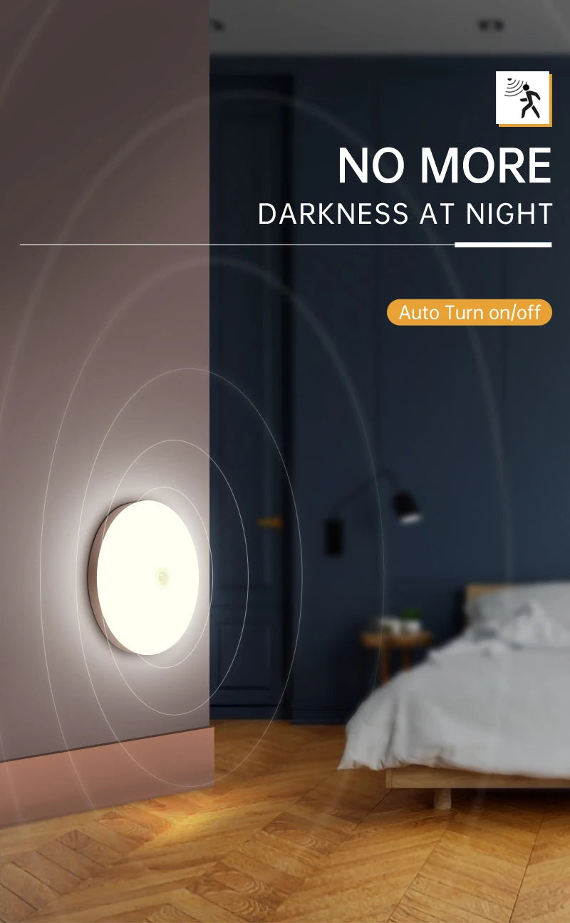 Sensor Lights Led Home Ceiling Decoration Veranda Lustre Indoor Aisle Ceiling Lamps Luminaire Round Chandelier LED Night Lights