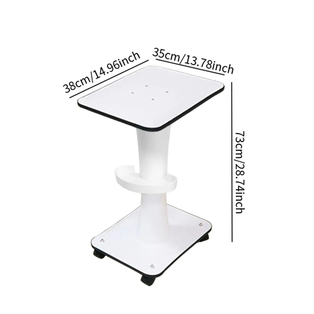 3 Tier Beauty Rolling Cart  360 Degree Rotating Professional Portable Barber Shop Rolling Trolley Beauty Cart For Beauty Salon