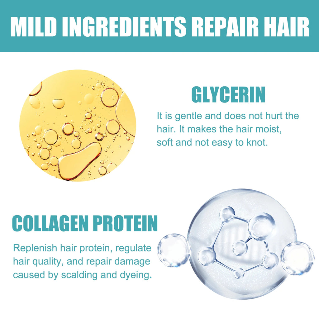 Keratin Correction Straight Hair Cream Repair Damag Hair Improve Hair Quality Soften Hair Prevent Dry Frizzy Hair Care Product