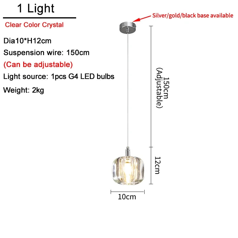 Luxury Led Staircase Chandelier Modern Home Decor Indoor Lighting Fixture Creative Amber/Smoky Grey/Clear Crystal Hanging Lamp