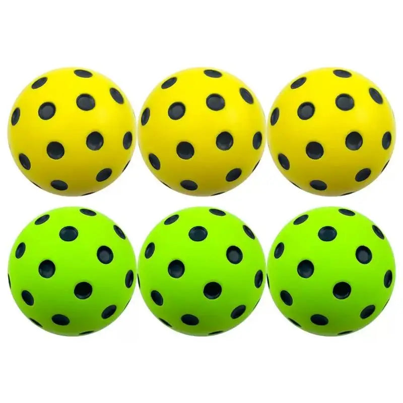 1PC PU Foam Silent Ball for Indoor Pickleball Activities with High Bounce Resistance, Non-Disturbing.