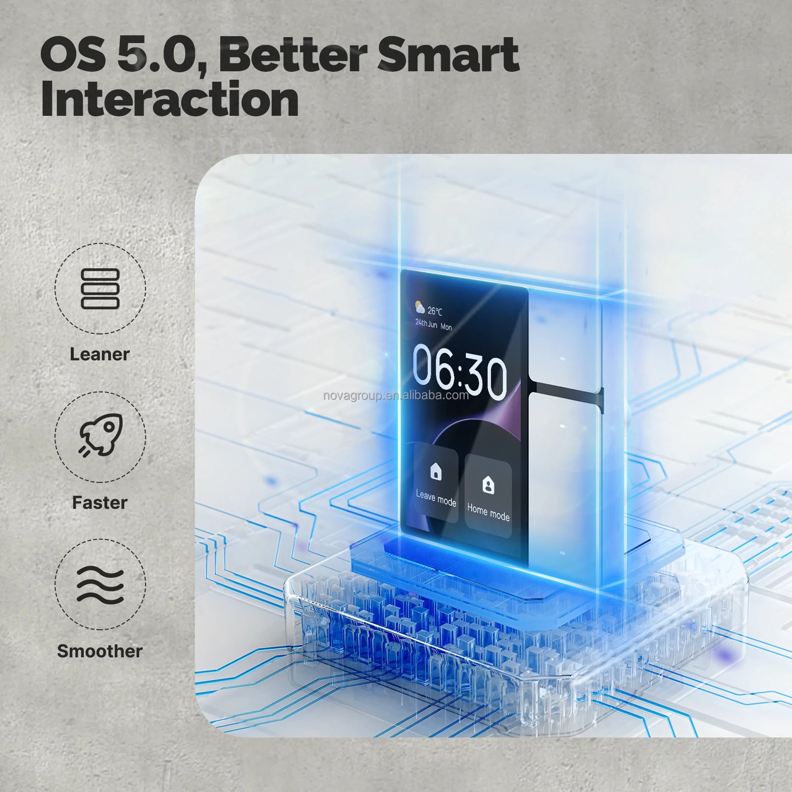 Inteligentes Para El Hogar Android WiFi Zigbee Bluetooth Smart Home Products Home Automation Control System