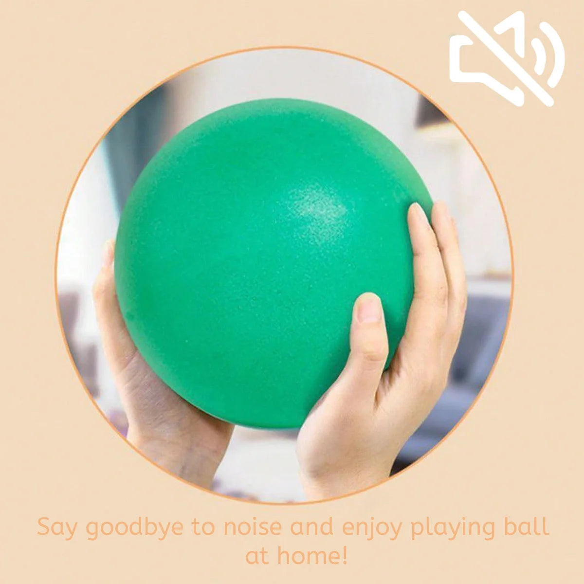 Indoor and Outdoor Leisure Sports Silent Basketball Elastic Low Noise Durable Sponge Basketball Single Pack