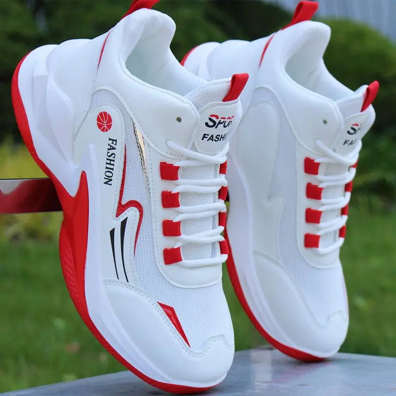 Men's Breathable Sport Shoes Non-Slip High-Top Gym Sneakers 2025 Cushioning Basketball Footwear Male Zapatillas