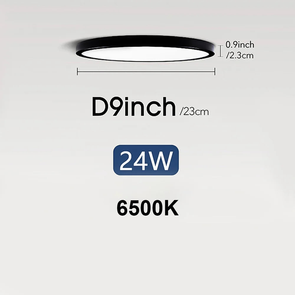 Smart Led Ceiling Light with Remote Control 3 Colors Dimmable Ceiling Lights Ultrathin Panel Lamps Bedroom Kitchen Ceiling Lamp