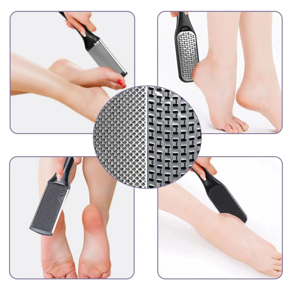 Pedicure Kit 10 in 1 Professional Pedicure Tools Set Foot Rasp Peel Callus Dead Skin Remover Feet Care Pedicure