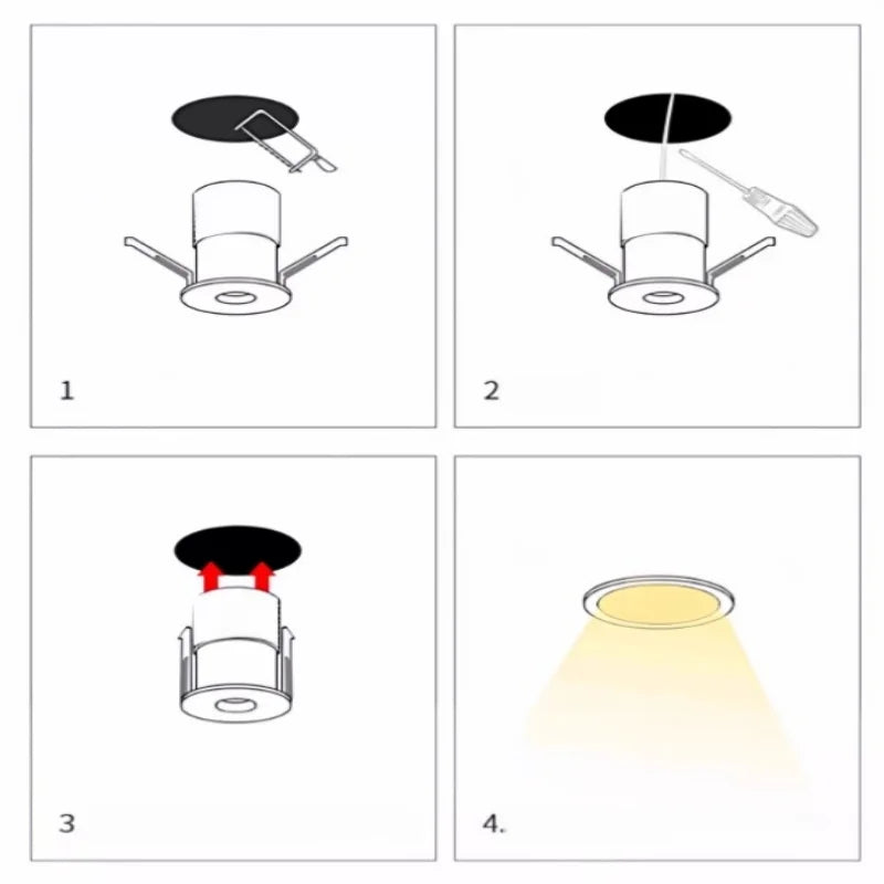 Low-angle spotlights, floodlights, ambient lighting, home entrance display cabinets, dining tables, museums, bars, spotlights