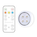 Smart Wireless Remote Control Dimmable Night Light Decorative Kitchen Closet Staircase Lighting 3 Colors 8 LED Puck Light