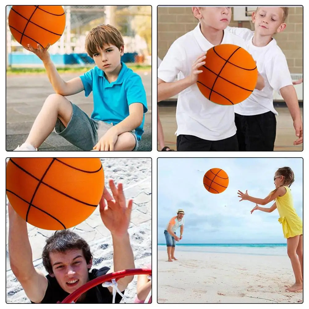 Quiet Basketball Quiet Balls Toy Silent Ball Safe Gift For Kids And Adults Training Indoor Basketball For Playrooms Yards