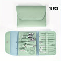 16pcs Professional Nail Care Kit with Travel Case - Manicure & Pedicure Set including Nail Clippers And Cuticle Nippers