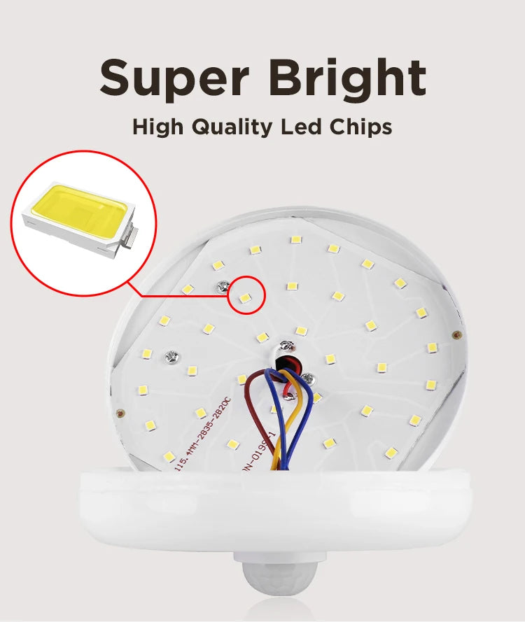 Sensor Lights Led Home Ceiling Decoration Veranda Lustre Indoor Aisle Ceiling Lamps Luminaire Round Chandelier LED Night Lights