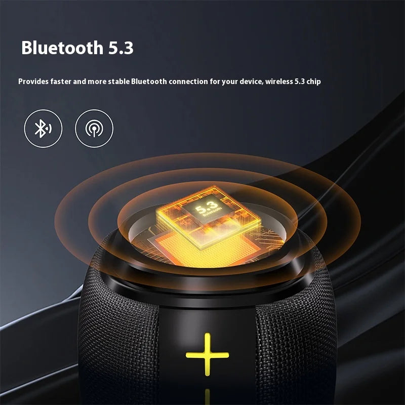 New Bluetooth Speaker: Outdoor, Cycling, Wireless, Portable, TF Card Slot, Bass Boost, Home Desktop Audio.