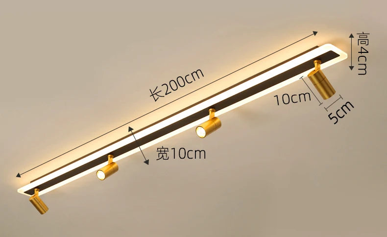 Nordic home decoration salon bedroom Spotlights smart led lamp lights for room dimmable Ceiling light lamparas indoor lighting