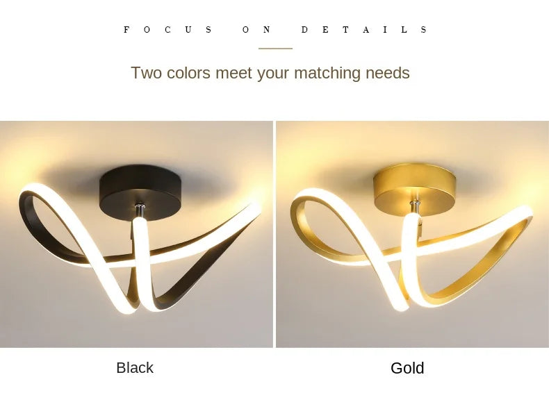 KAGU Modern Aisle LED Ceiling Lamp For Stairs Entrance Corridor Balcony Indoor Lighting Minimalist Style Light Kitchen Fixtures