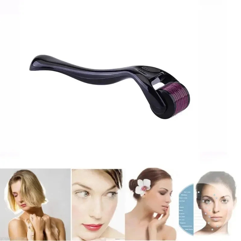 Facial beauty microneedle roller massager, beauty salon and household skin roller skincare tools, facial beauty equipment