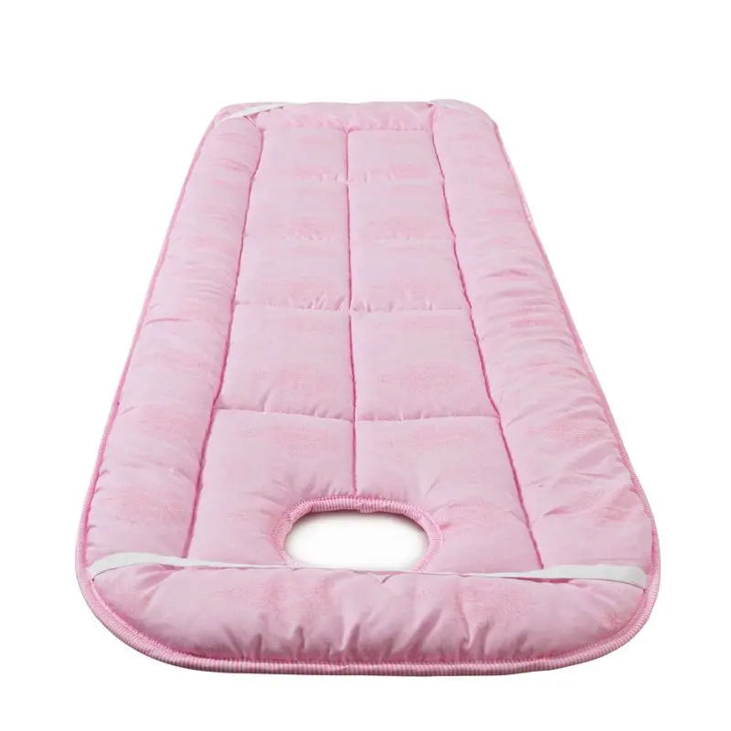 Beauty Salon Mattress Thickened Non-slip Mattress Topper Hospital Beauty Salon Massage Bed Mat Foldable Beauty Bed Pad with Hole