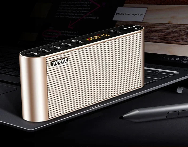 Bluetooth Speaker Usb Portable Speakers with Fm Radio Cannon Russian Steel Saber Wireless Microphone FM