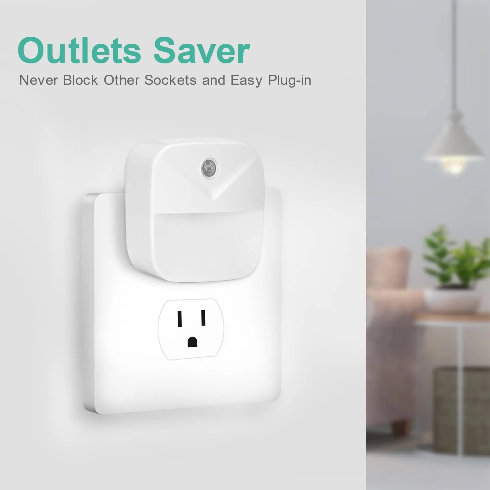 Led Wall Lamp EU Plug-In Smart Light Control Sensor Light 220V Wall Light for Home Corridors Bathrooms Hallways Closet Bedroom