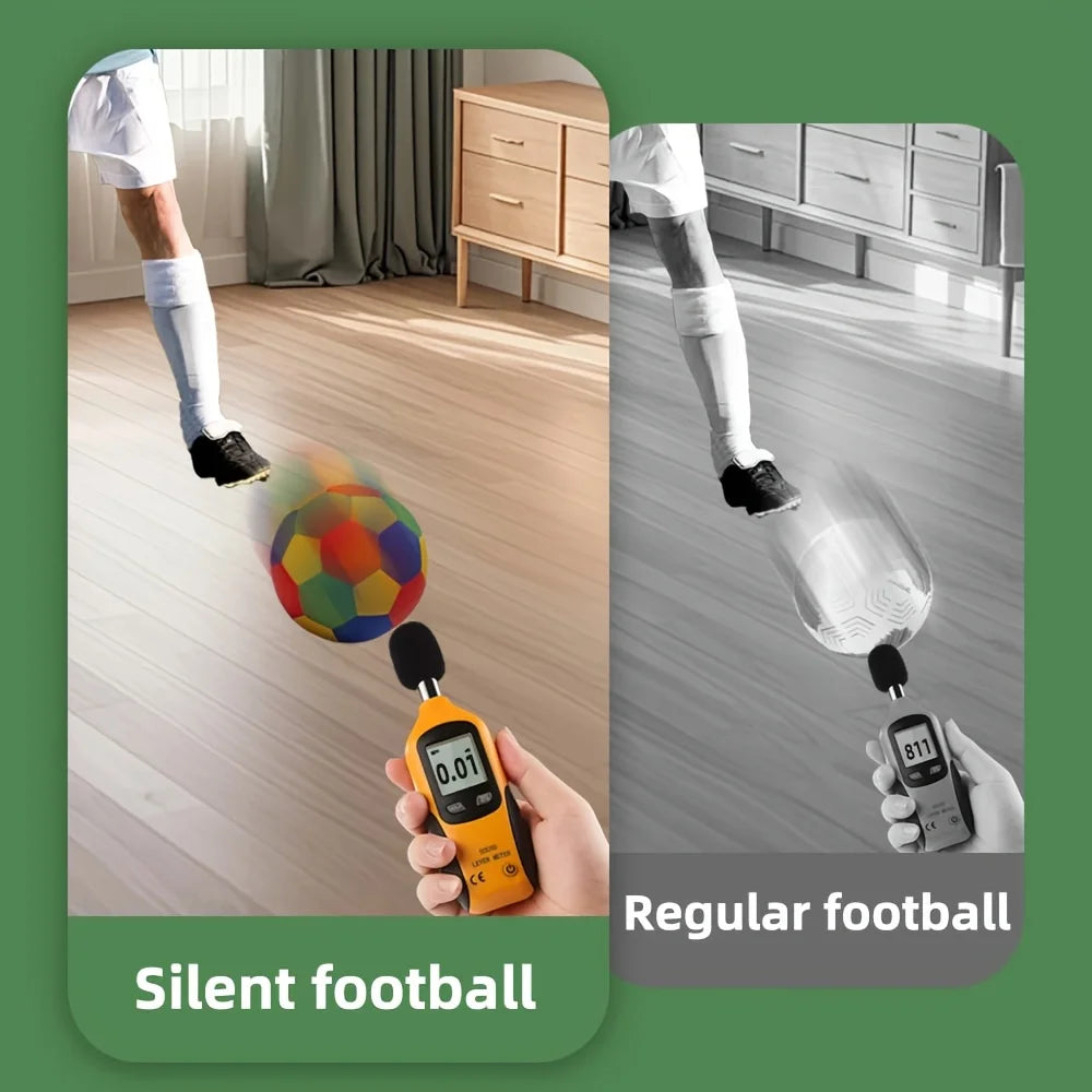 Colorful Indoor Soccer Ball Toddler Kids Soccer Ball Silent Soccer Balls Gifts for Boys Girls Soft Foam House Balls Soccerball