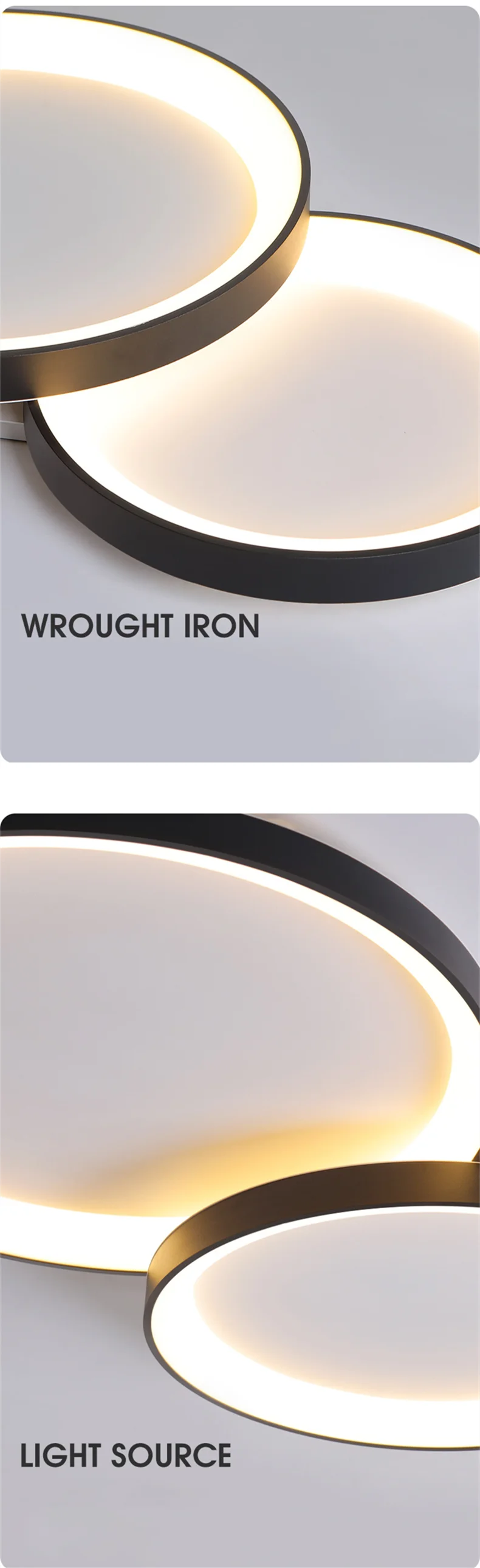 Modern Round Smart Led Ceiling Lamp Lighting Living Room Bedroom Dimmable Simple Ceiling Lights Home Decor Lighting Lamp Fixture